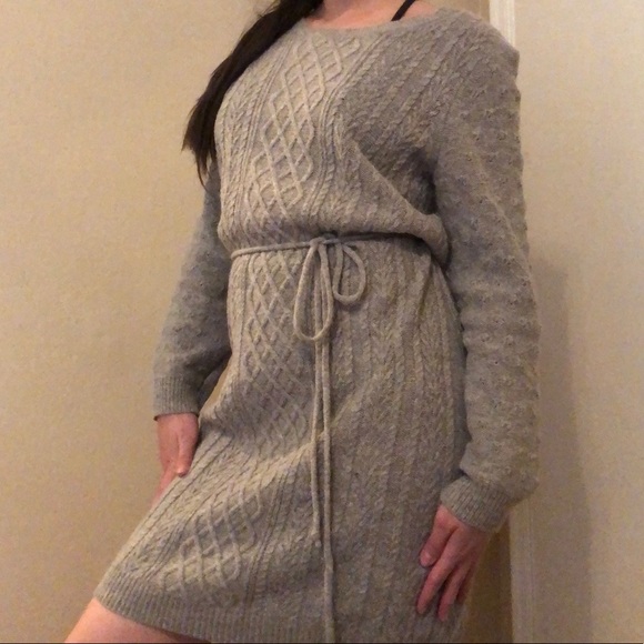 h&m wool dress